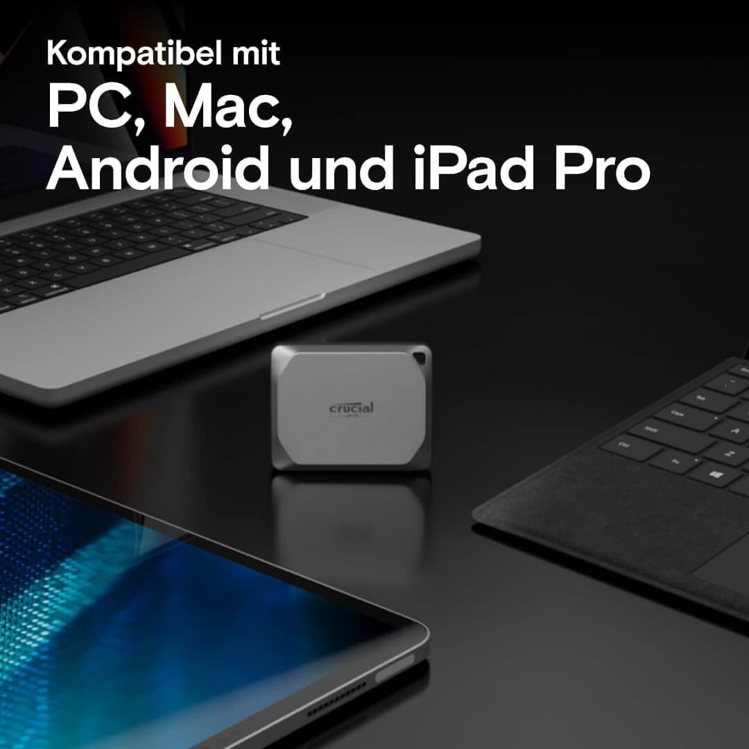 Crucial X9 Pro Externe SSD Kompatibilität