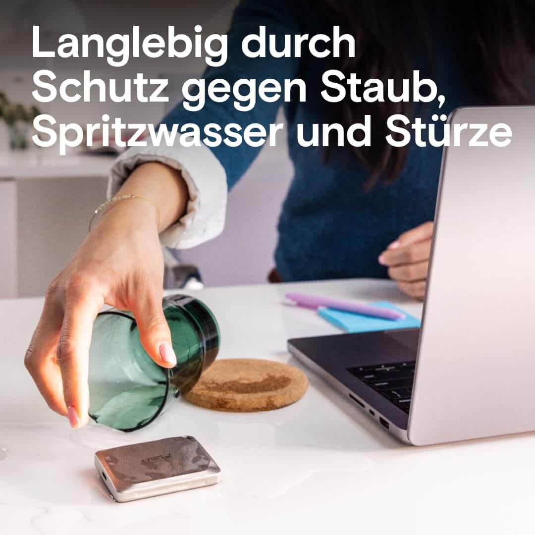Crucial X9 Pro Externe SSD Schutz