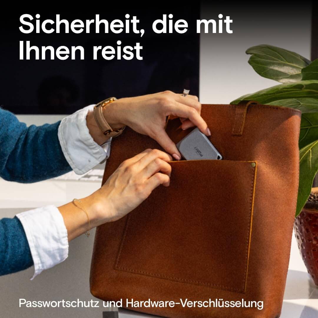 Crucial X9 Pro Externe SSD Sicherheit