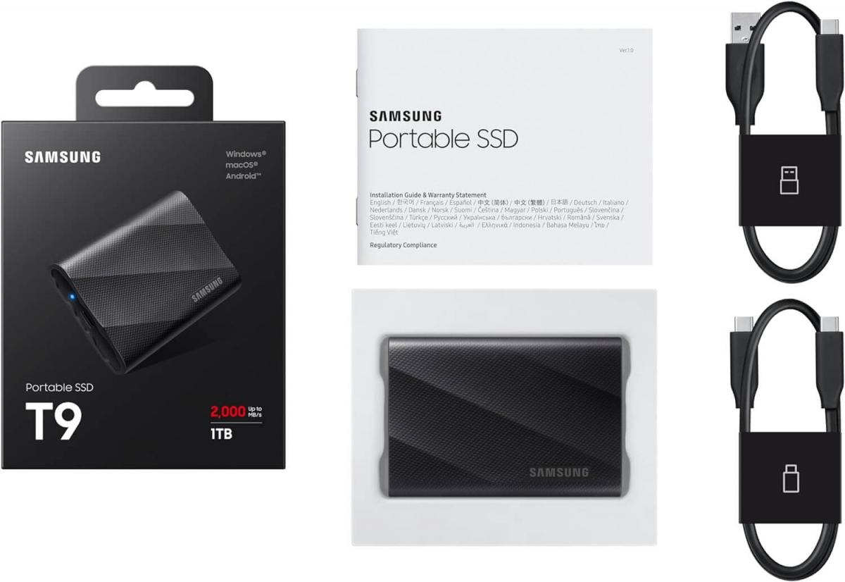 Samsung Portable SSD T9 Lieferumfang
