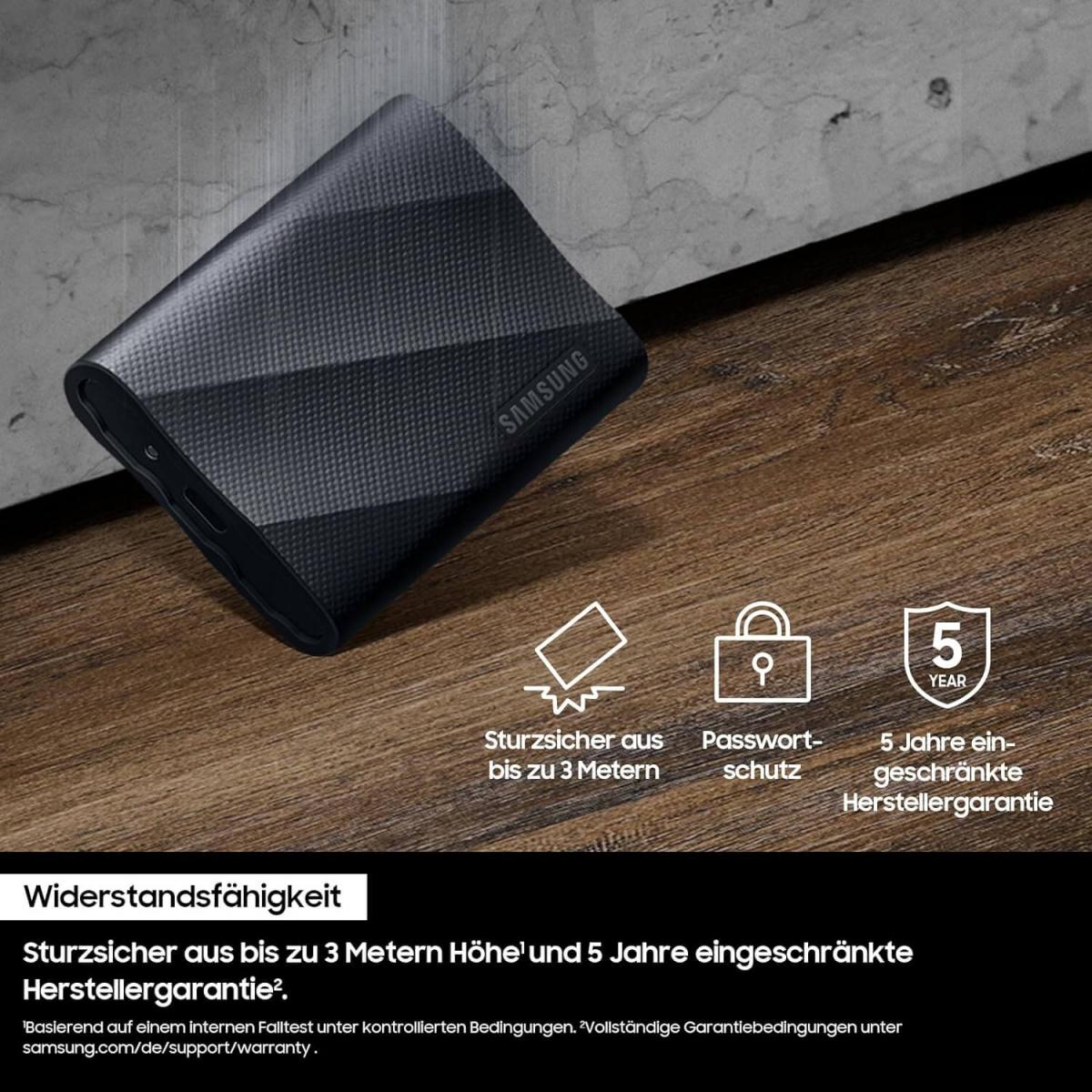 Samsung Portable SSD T9 widerstandsfähig