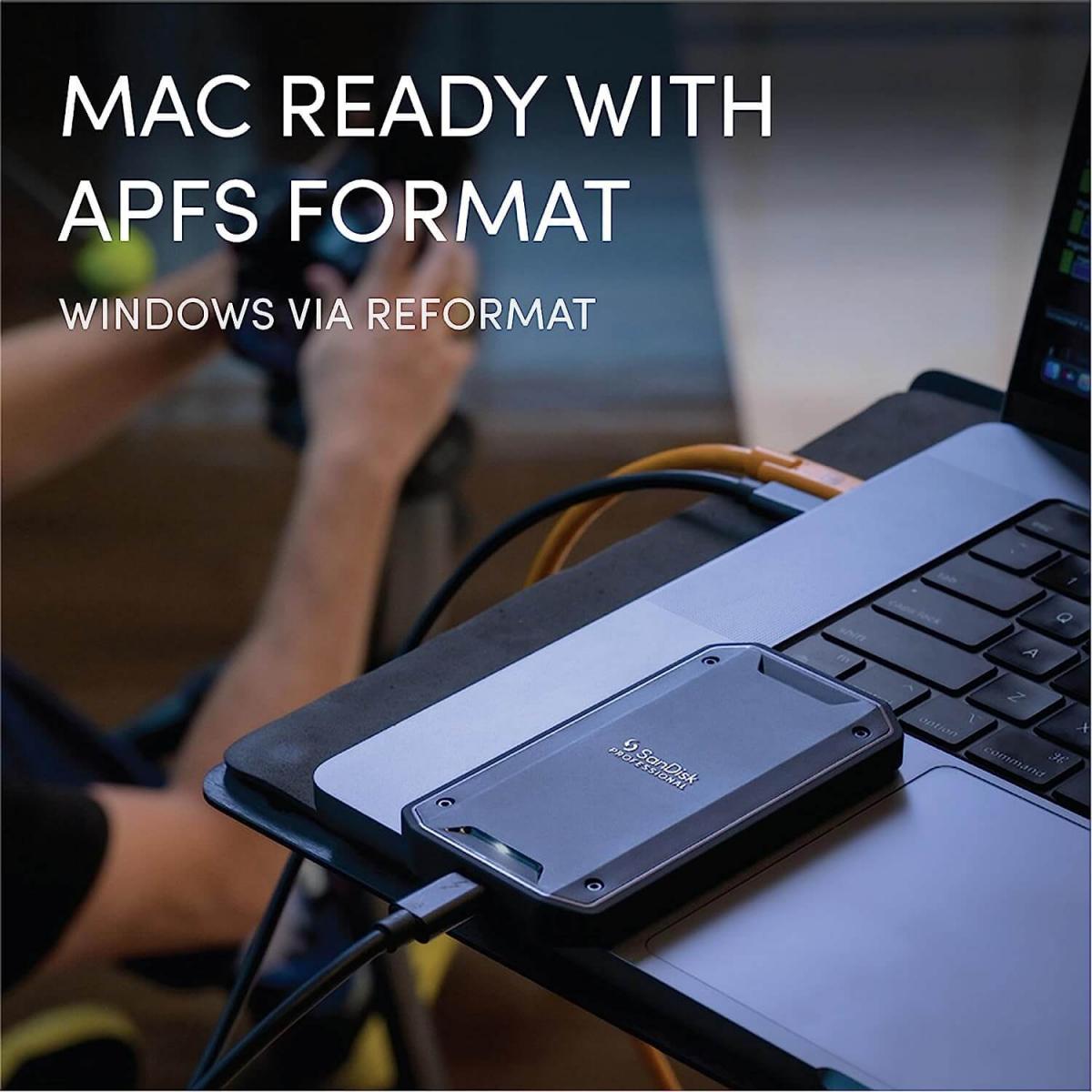 SanDisk® PROFESSIONAL PRO-G40™ SSD APFS Formatierung