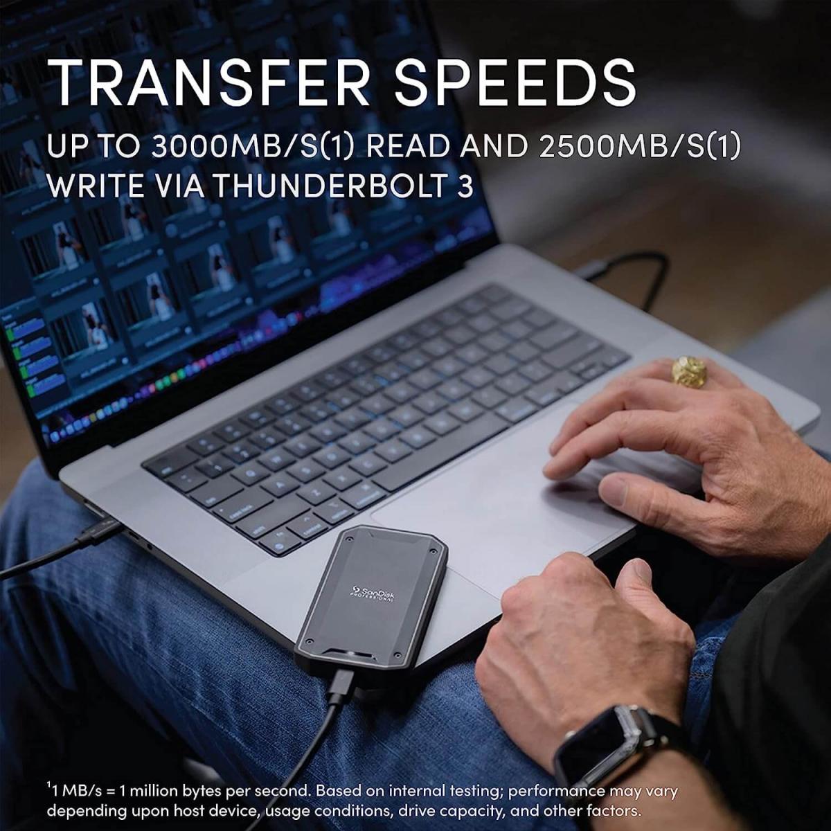 SanDisk® PROFESSIONAL PRO-G40™ SSD Geschwindigkeit