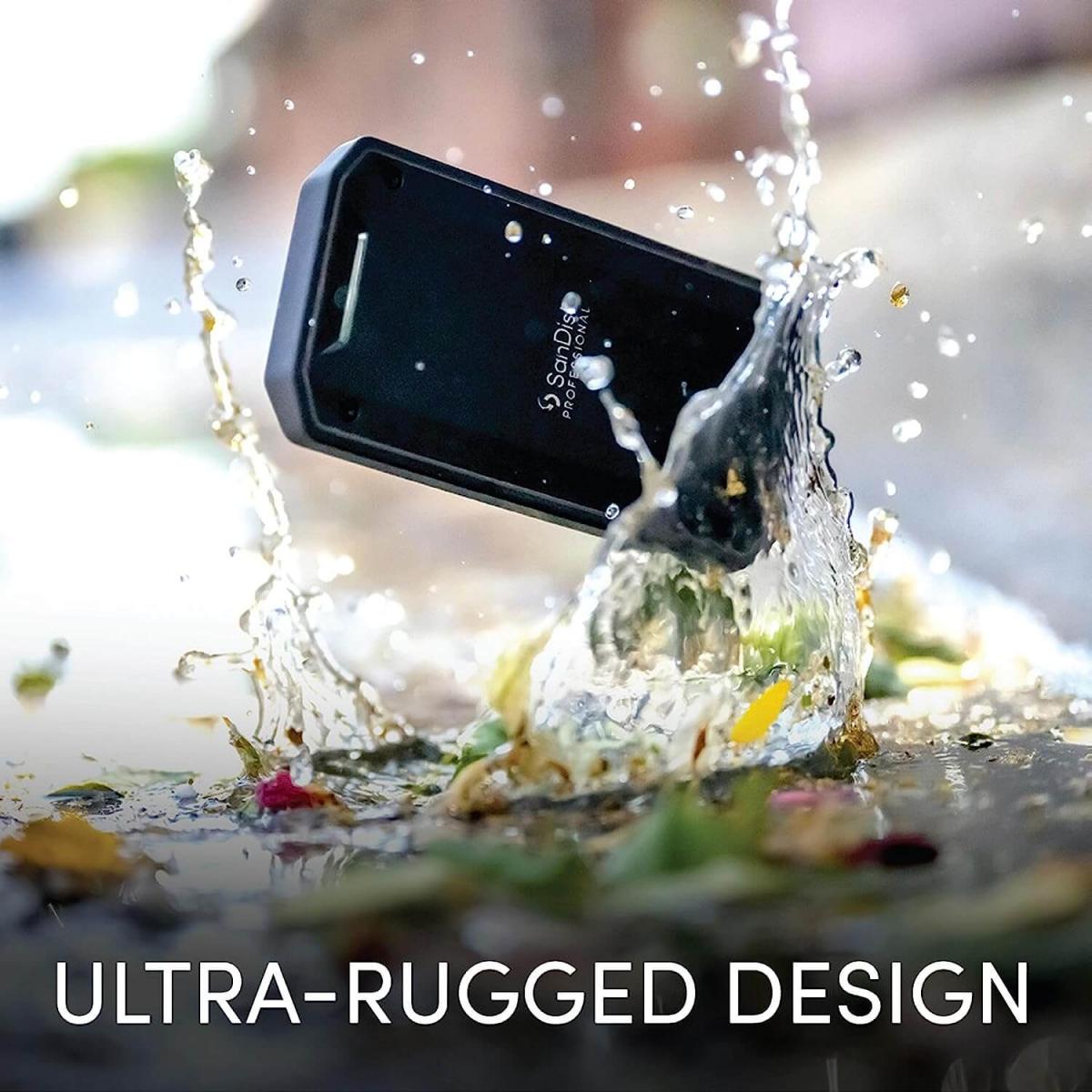 SanDisk® PROFESSIONAL PRO-G40™ SSD IP-Zertifizierung