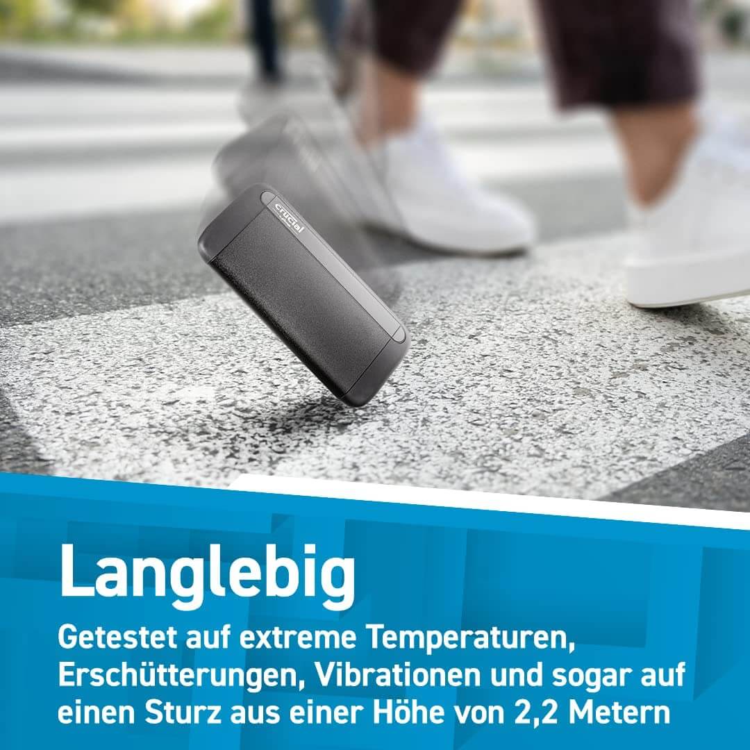 Sicherheit der Crucial X8
